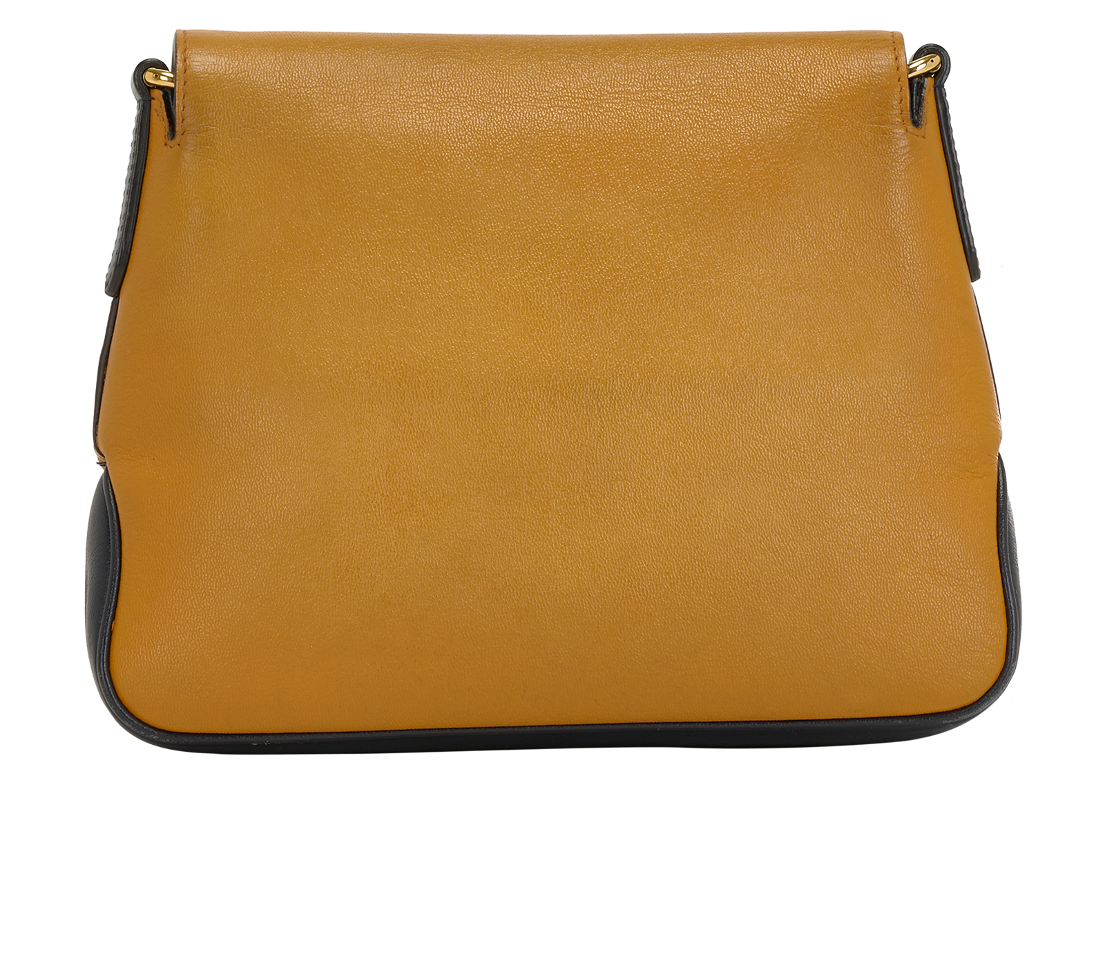 GG Logo Small Messenger, &pound;550, Handbags, Blue/Orange, Leather, Back view